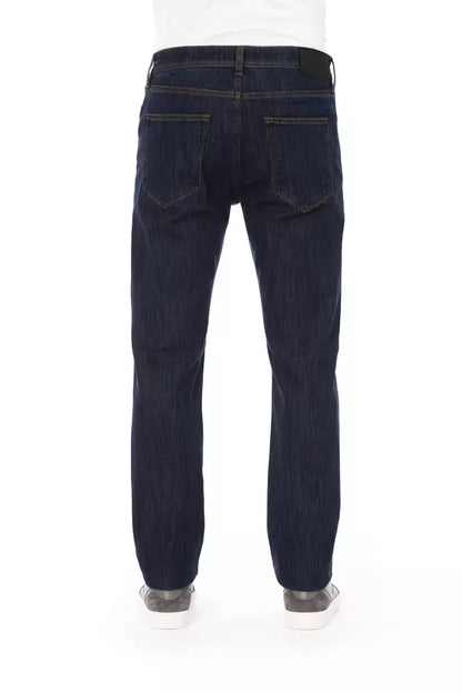 Blue Cotton Men's Jean