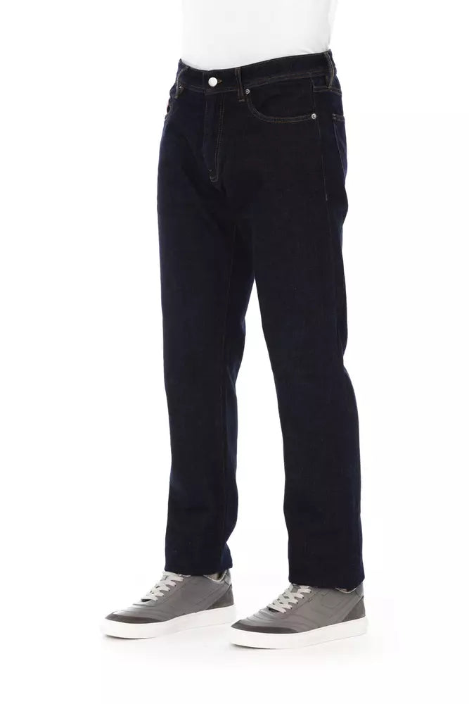 Blue Cotton Men Jeans