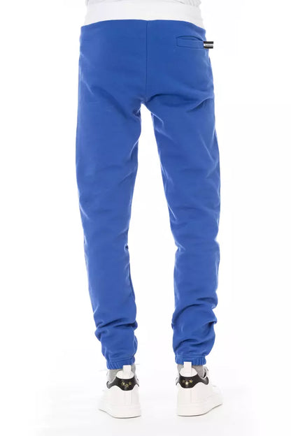 Elegante fleece sportbroek met veters en logodetail