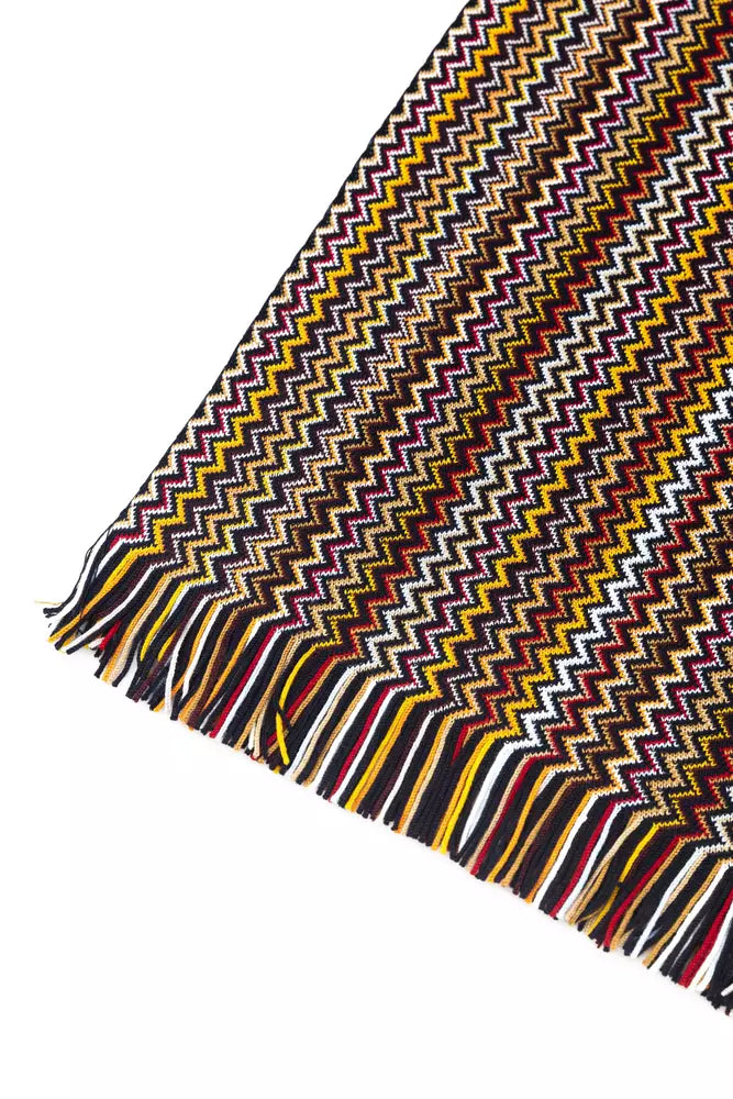 Multicolor Wool Men Scarf