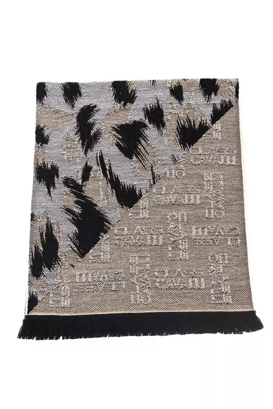 Beige Wool Unisex Scarf