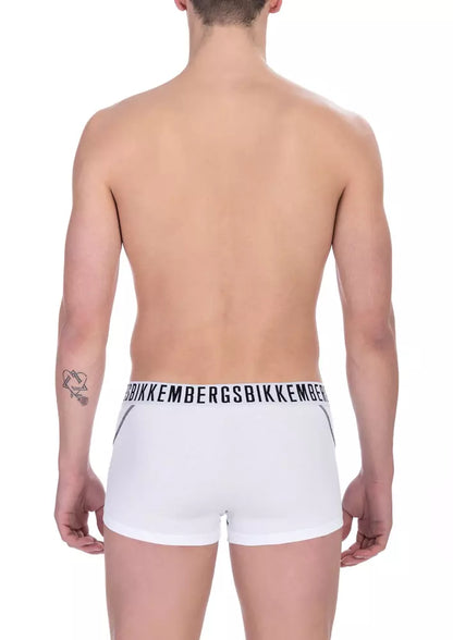 White Cotton Men's Trunk Underwear