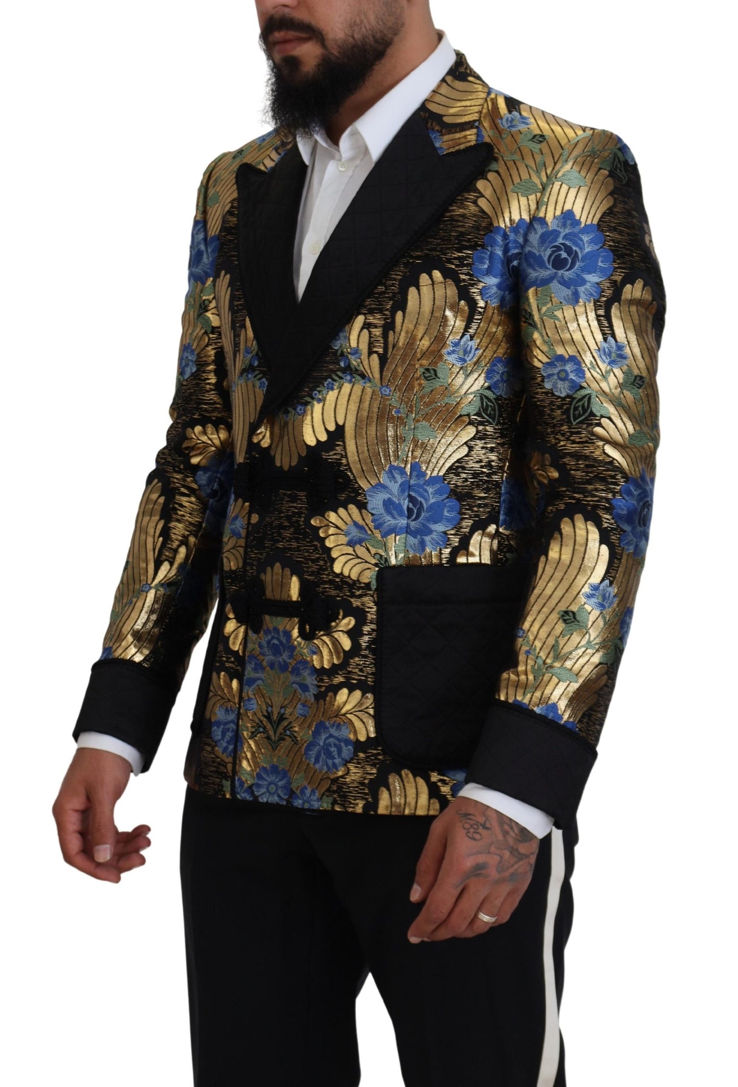 Elegante blazer floral para fiesta de noche