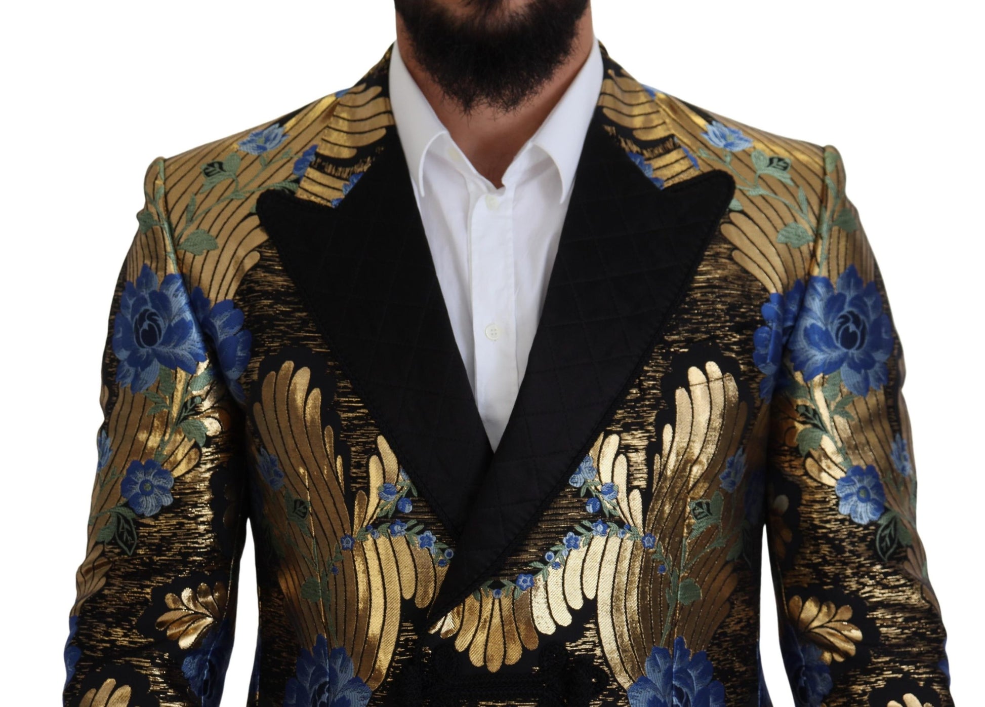 Elegante blazer floral para fiesta de noche