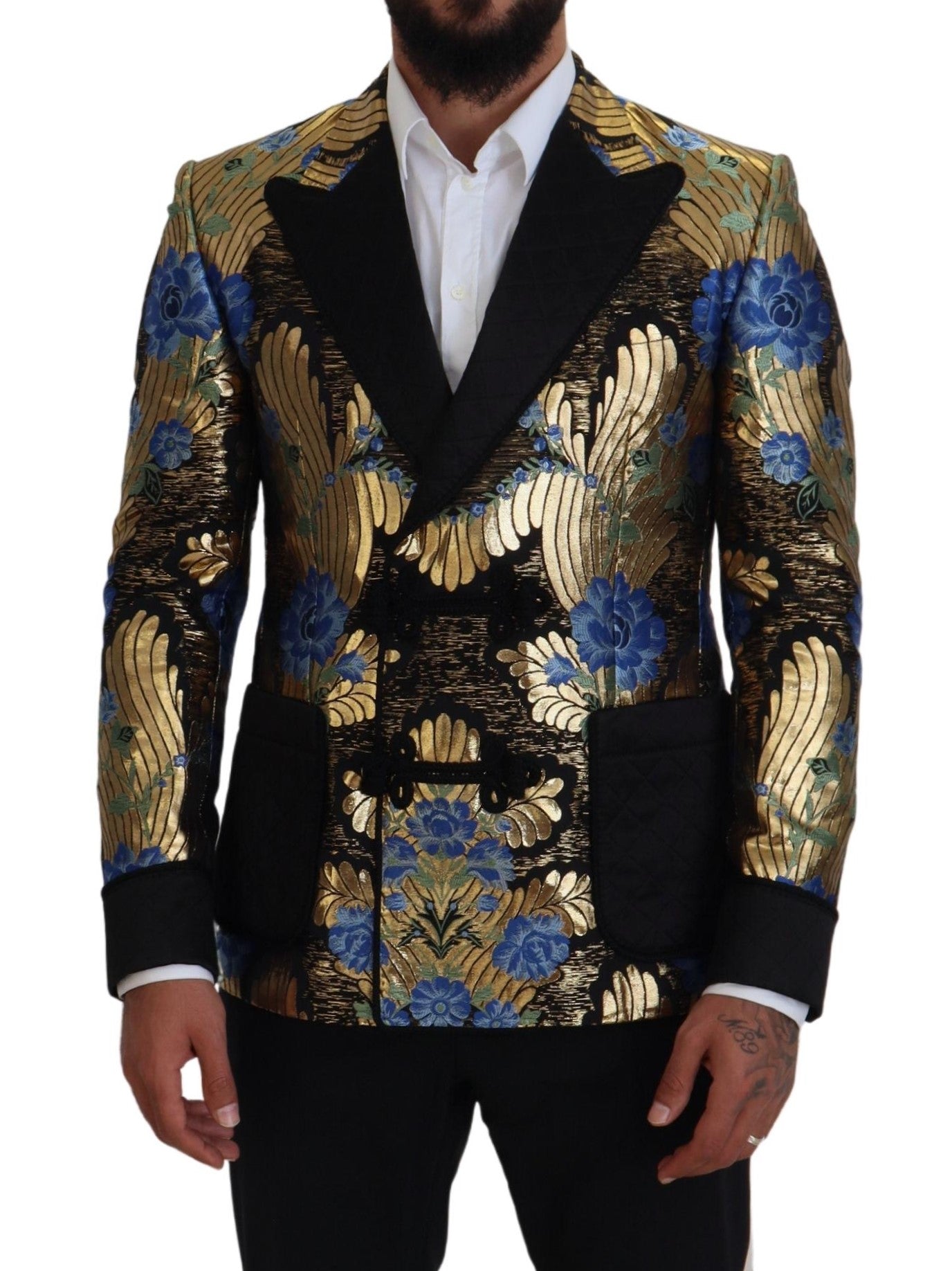 Elegante blazer floral para fiesta de noche