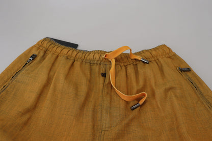 Pantalones elegantes de lino italiano