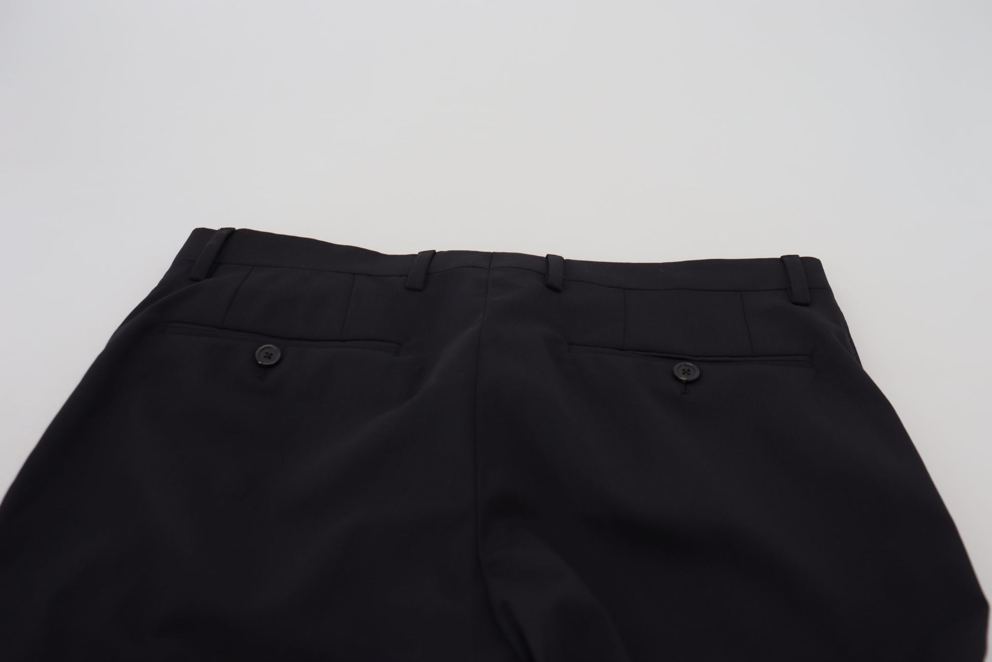 Zwarte wollen chino formele broek