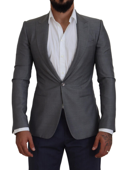 Elegante chaqueta blazer Sicilia gris claro