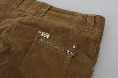 Chic Brown Corduroy Cargo Pants