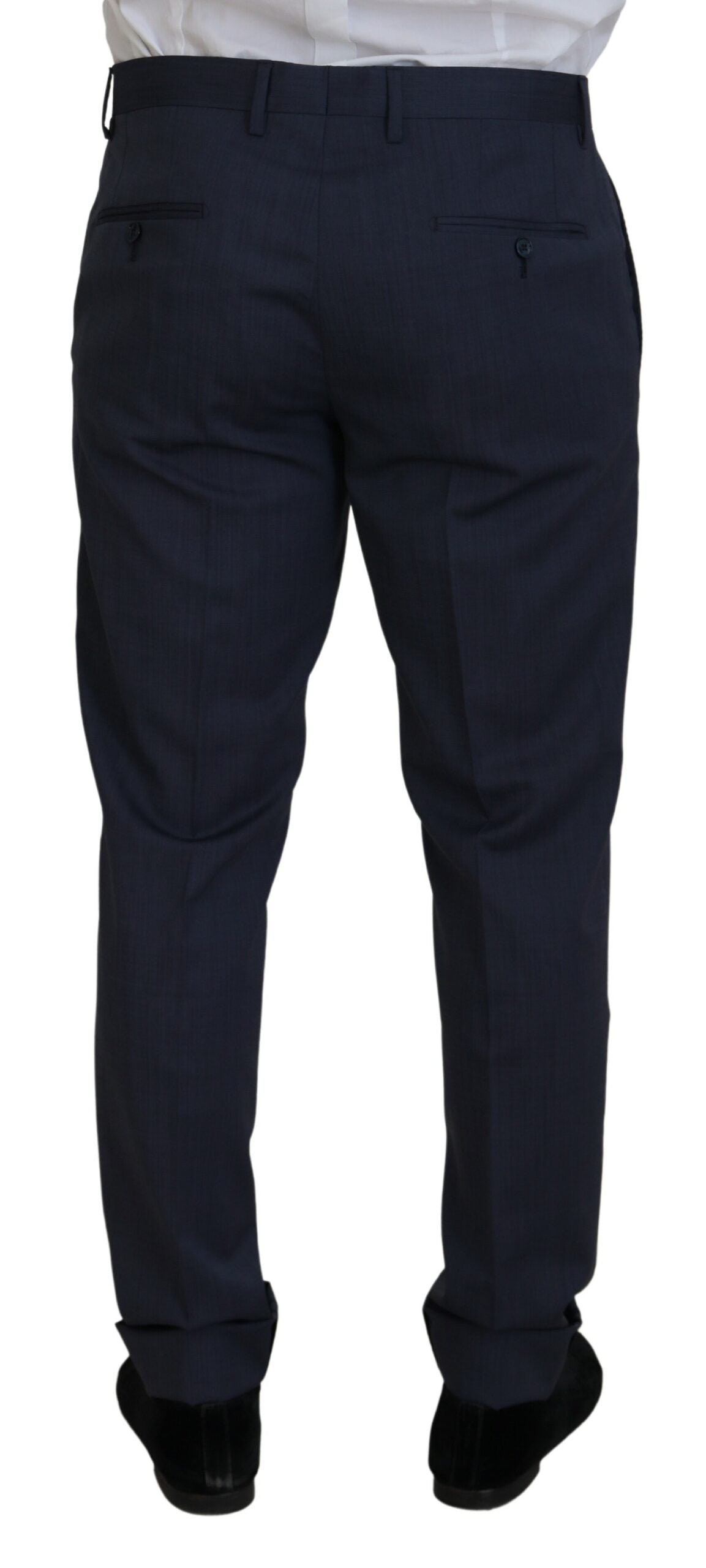 Blauwe wollen MARTINI 2-delig slim fit pak