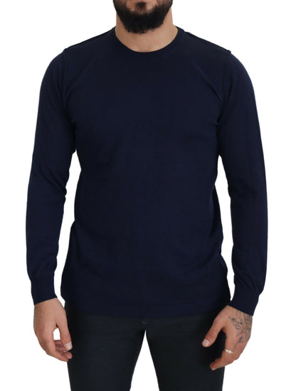 Authentic Crewneck Blue Pullover Sweater