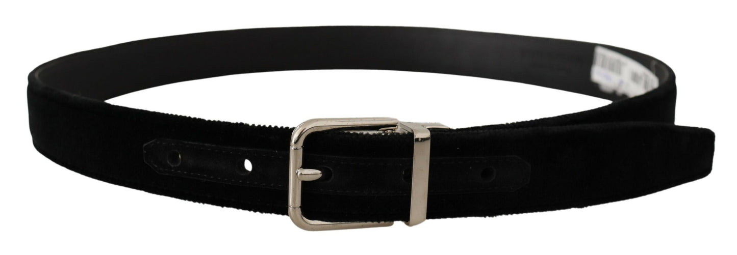 Elegante Grosgrain leren riem