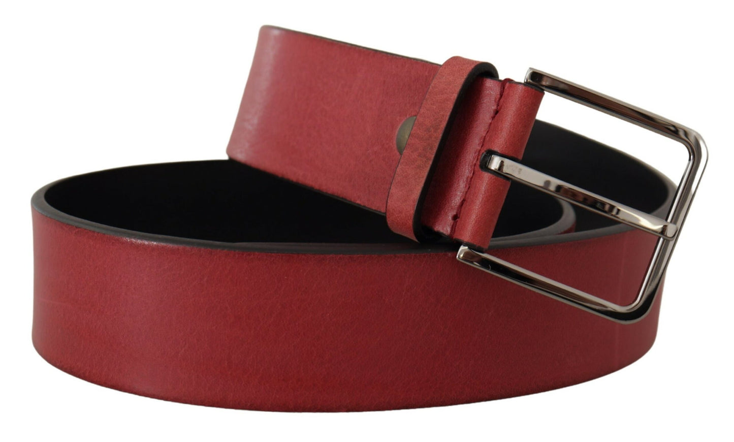 Elegante Grosgrain leren riem met zilveren gesp