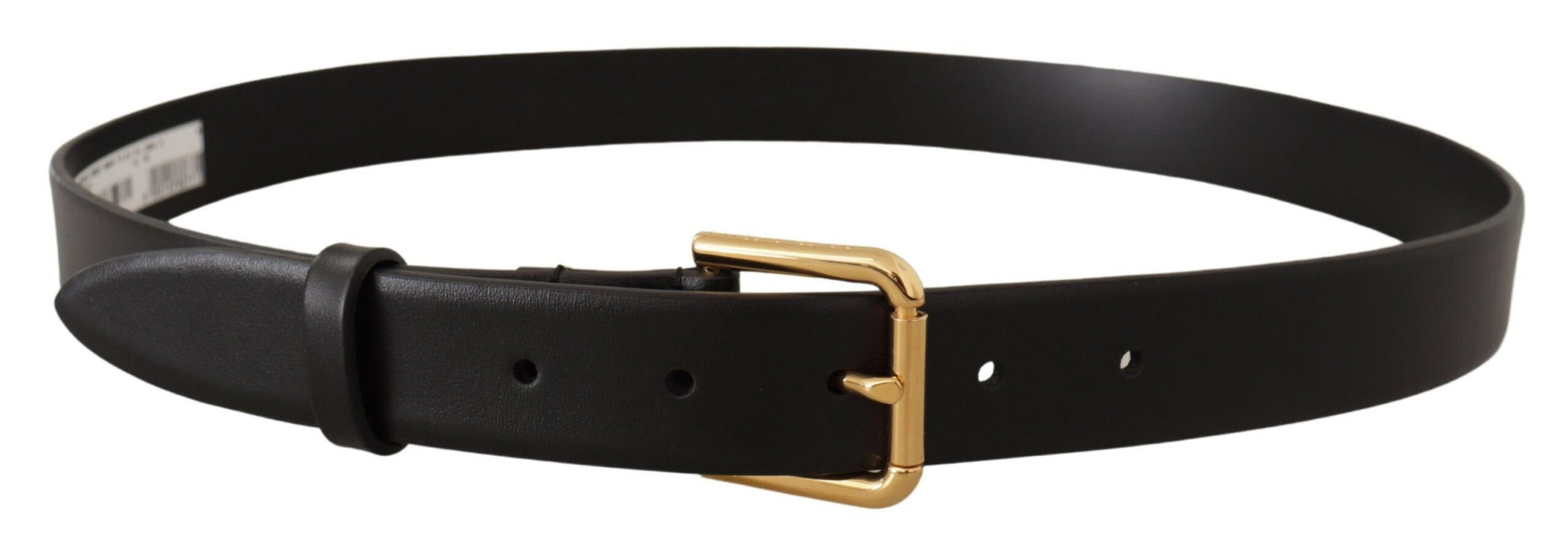 Elegante leren riem met metalen gesp