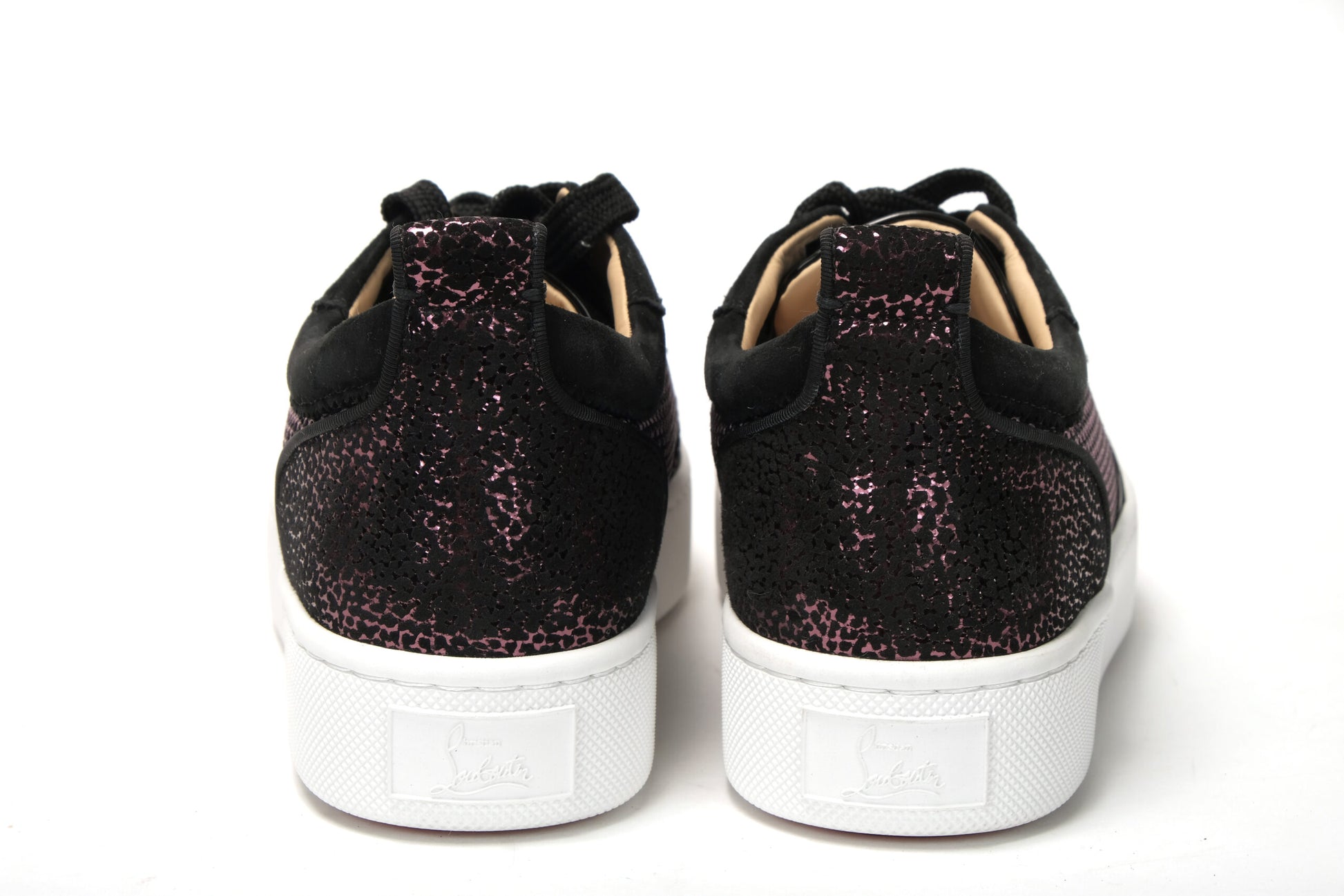 Version Black Happy Rui Spikes Flat Shoes