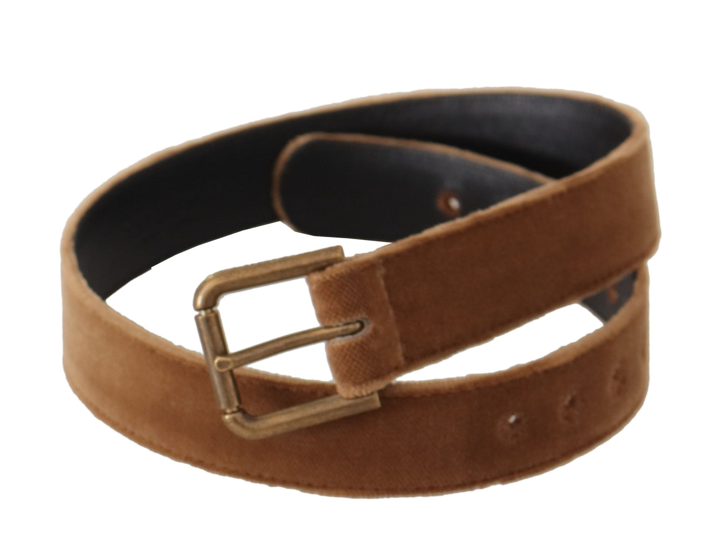 Elegant Engraved Buckle Leather Belt