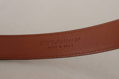 Elegant Engraved Leather Belt - Timeless Style