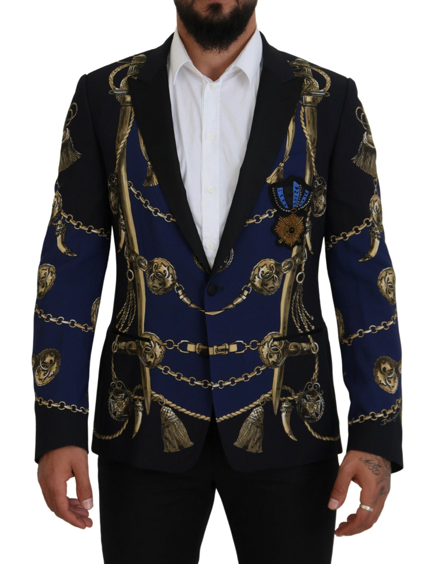 Elegante veelkleurige Martini-blazer