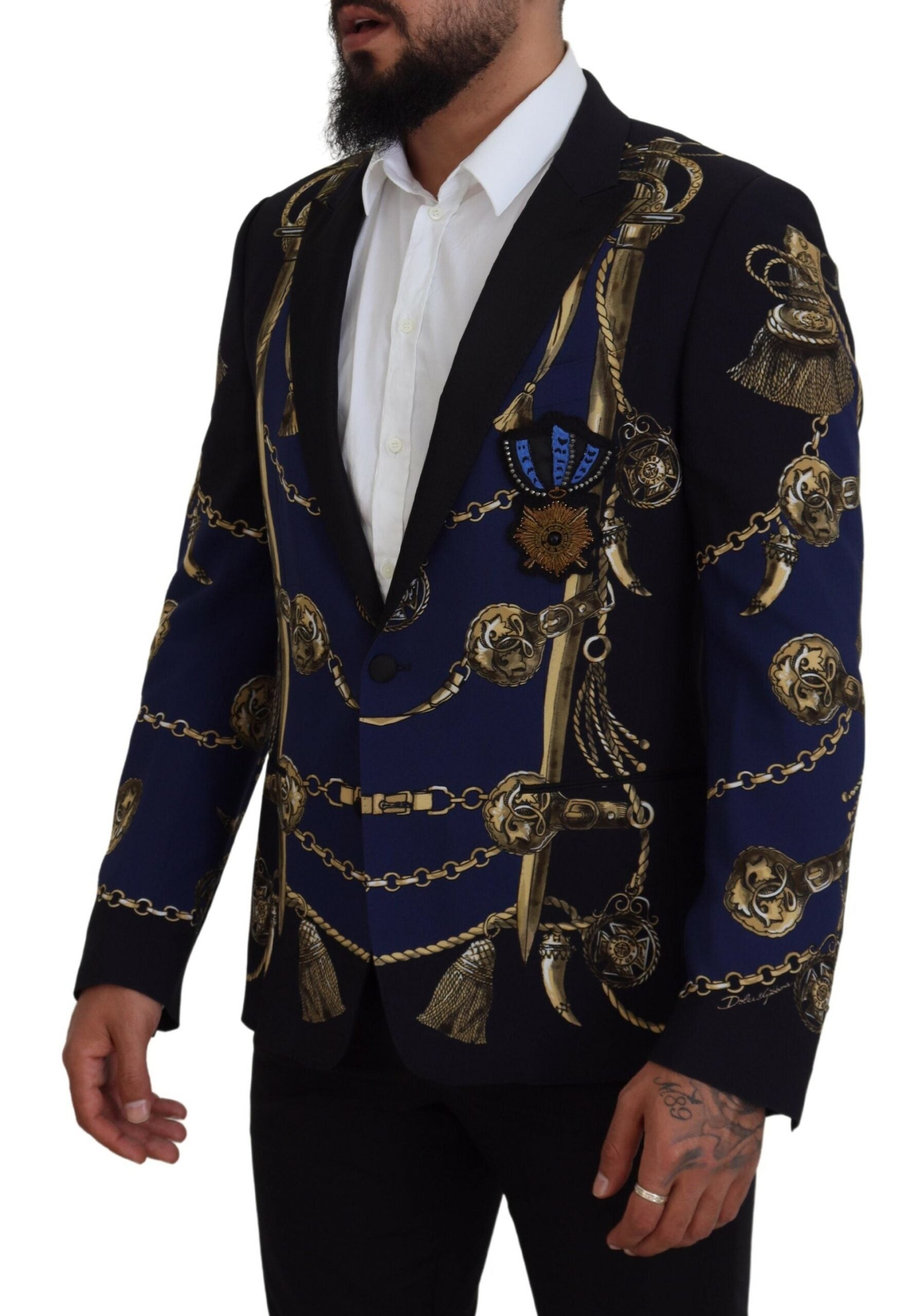 Elegante veelkleurige Martini-blazer