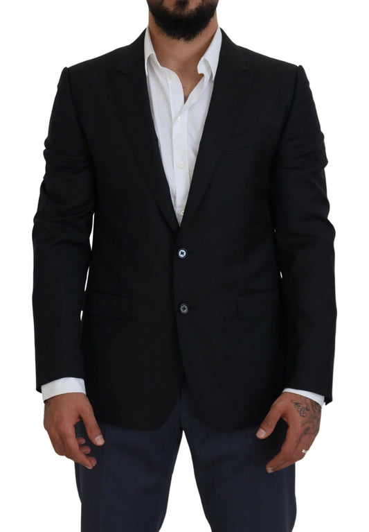 Elegante donkerblauwe Martini-blazer