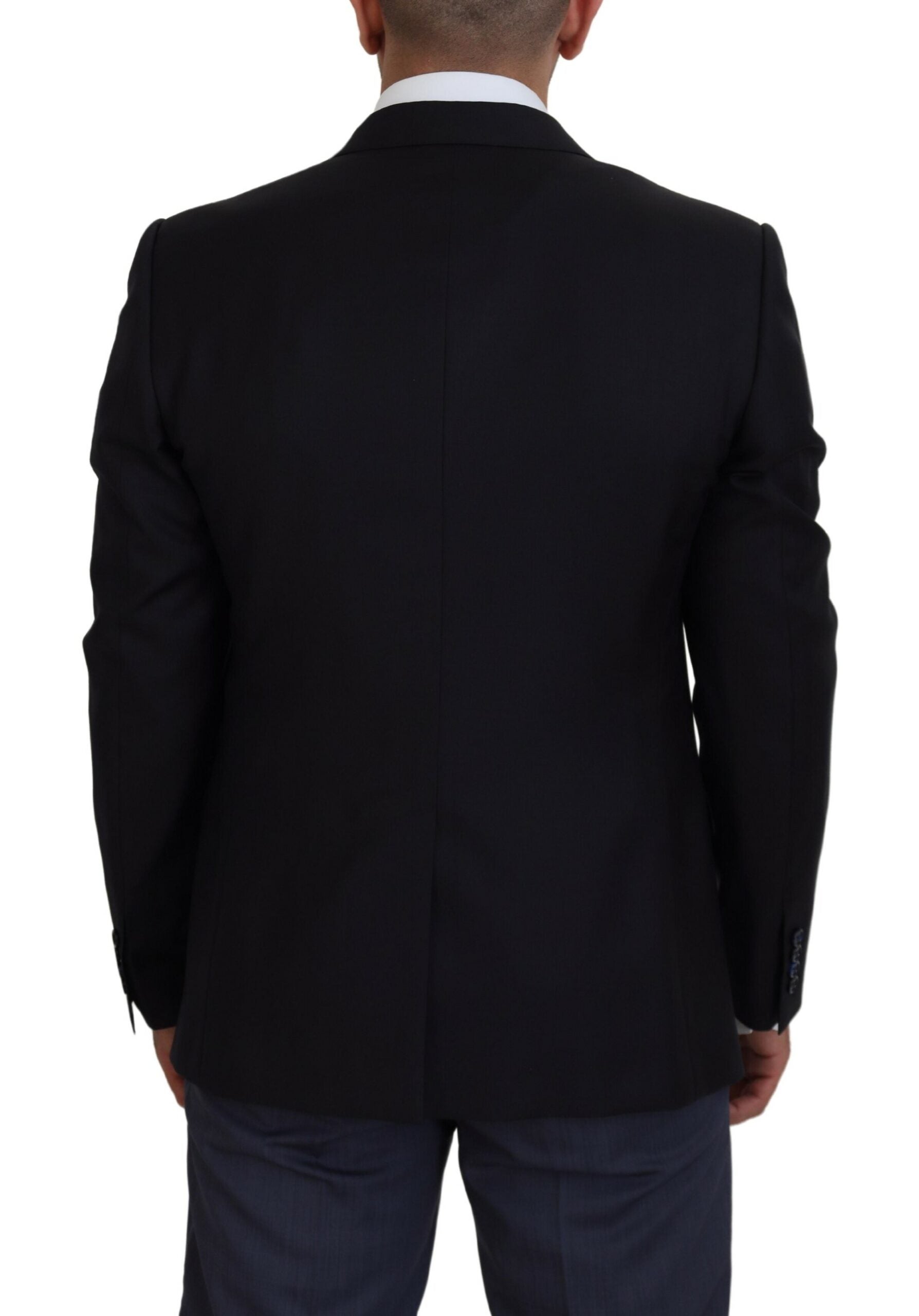 Elegante donkerblauwe Martini-blazer