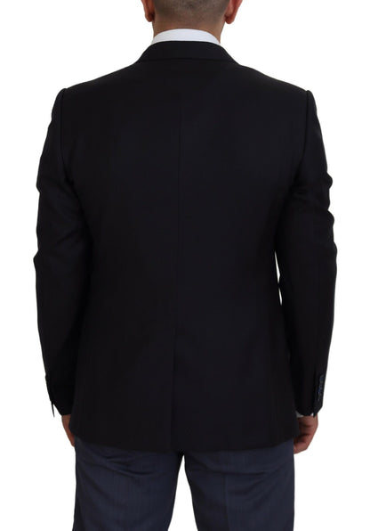 Elegante donkerblauwe Martini-blazer