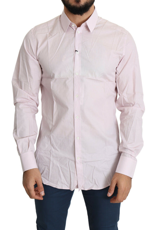 Elegant Slim Fit Pink Dress Shirt