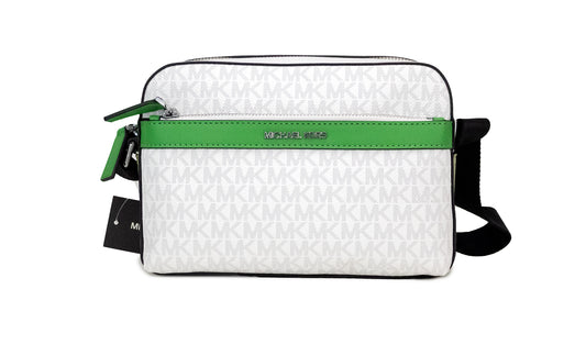 Cooper kleine helderwitte Palm Signature PVC Utility Crossbody Tas