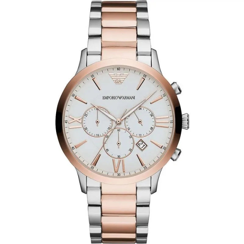 Elegante reloj bicolor para hombre