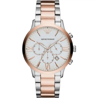 Elegante reloj bicolor para hombre