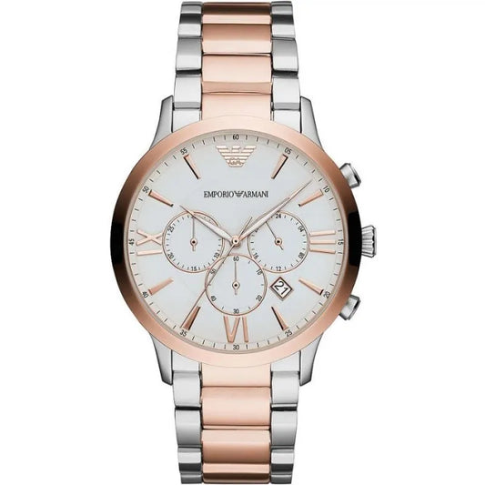 Elegante reloj bicolor para hombre