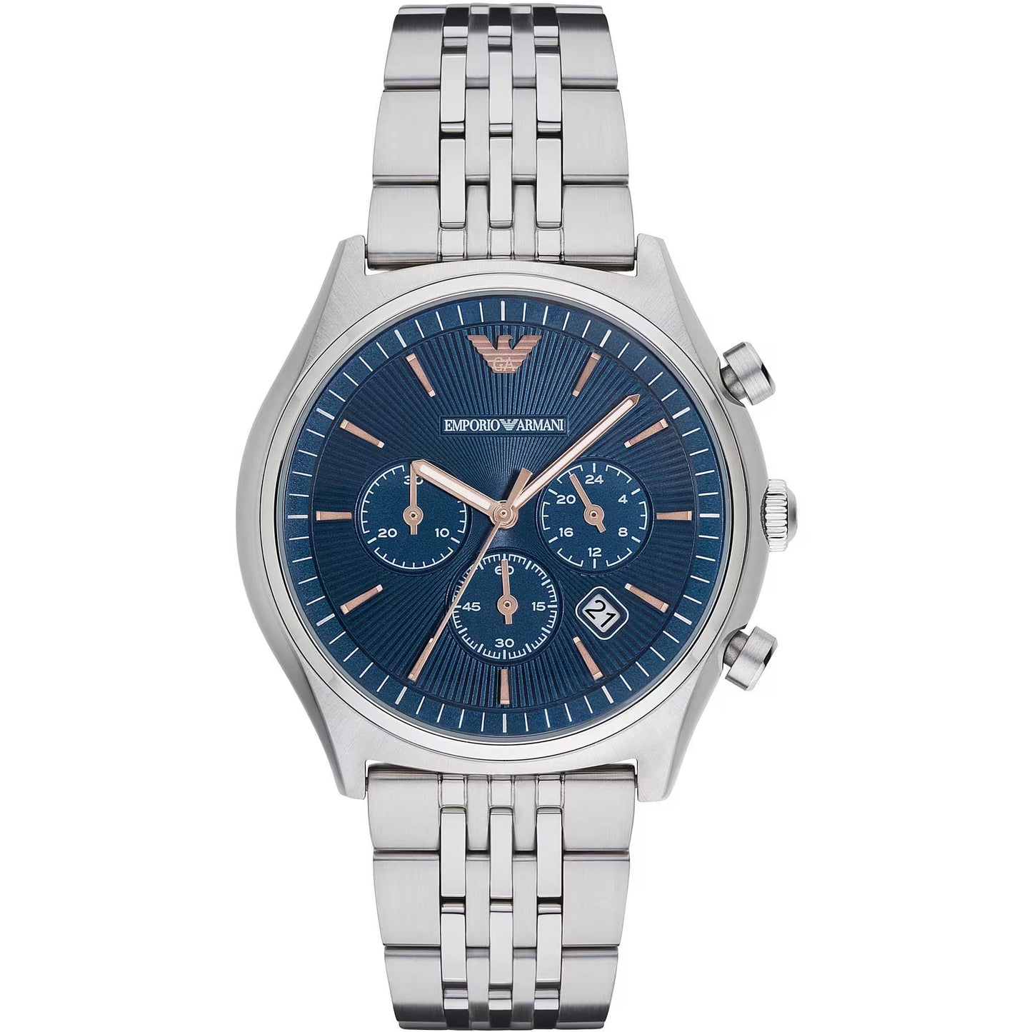 Elegant Silver Chronograph Men's Watch