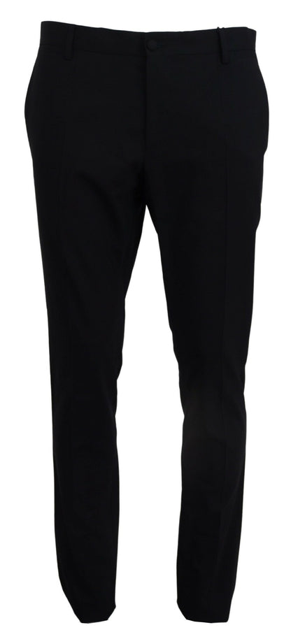 Elegant Slim Fit Dress Pants in Blue