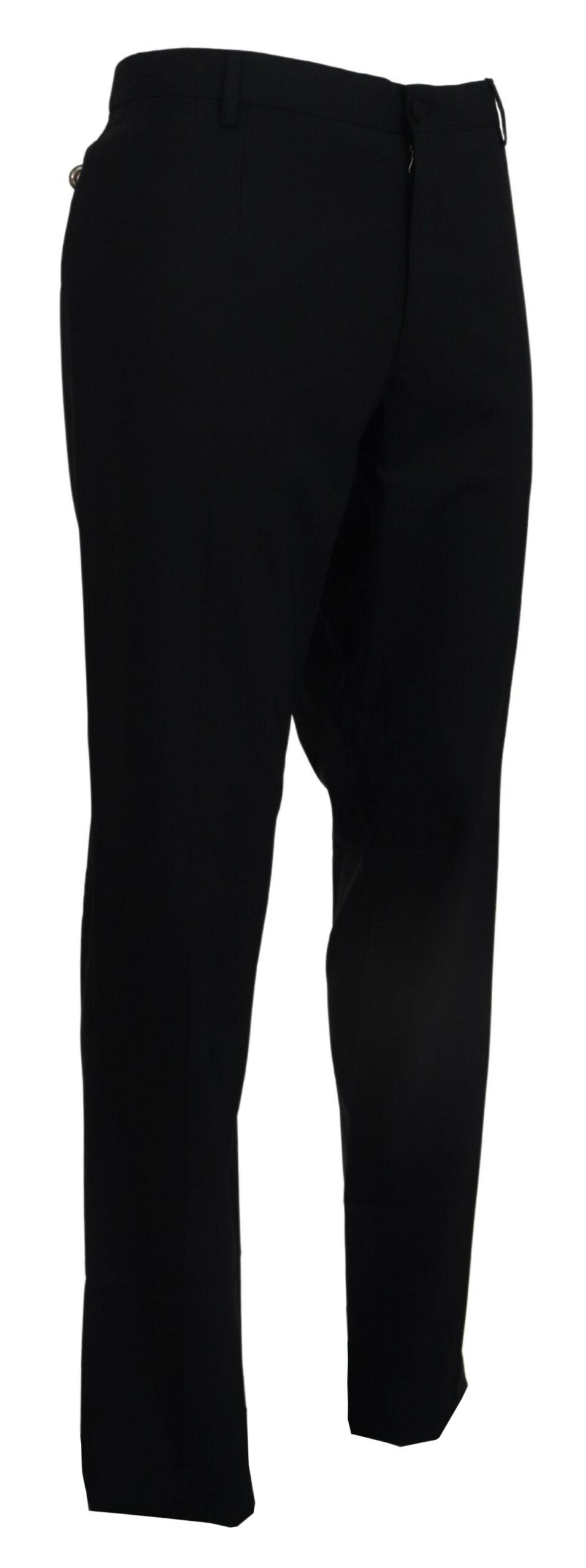 Elegante slim-fit broek van wolmix