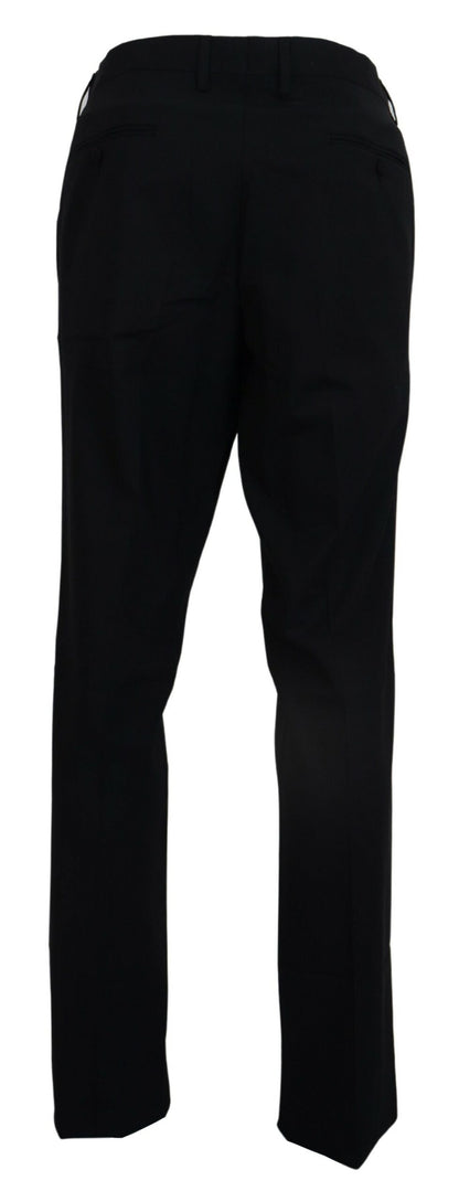 Elegante slim-fit broek van wolmix