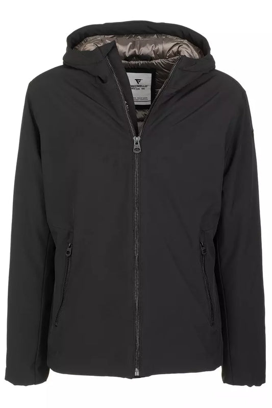 Sleek Hooded Men's Technical Jacket