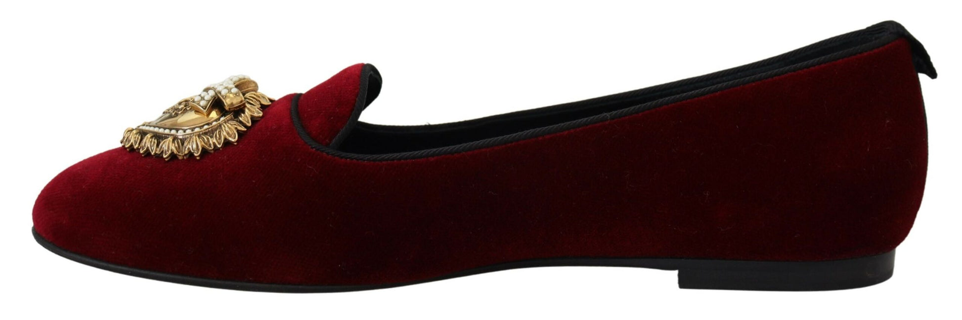 Bordeaux fluwelen slip-on loafers platte schoenen