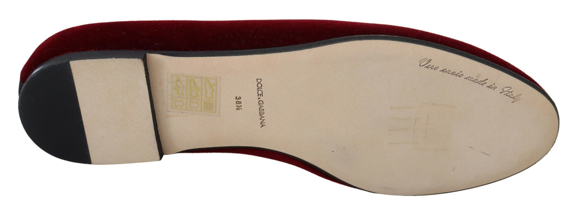 Bordeaux fluwelen slip-on loafers platte schoenen