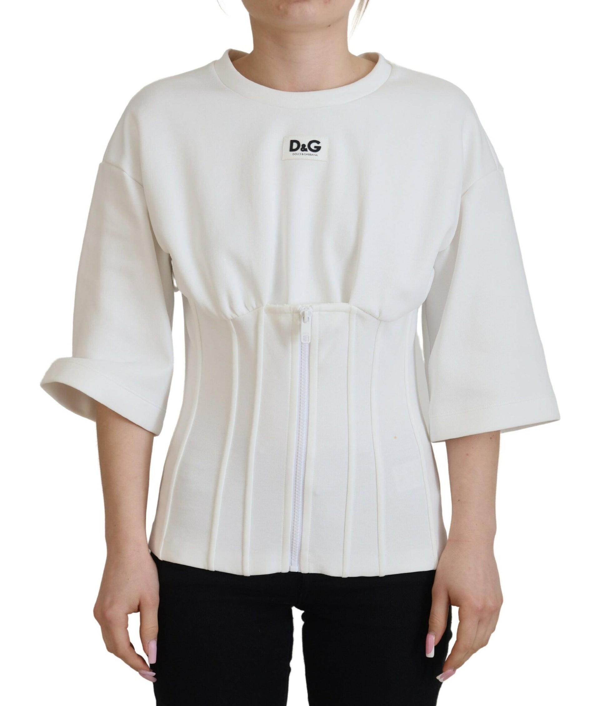 Elegante T-shirtblouse met korsettop