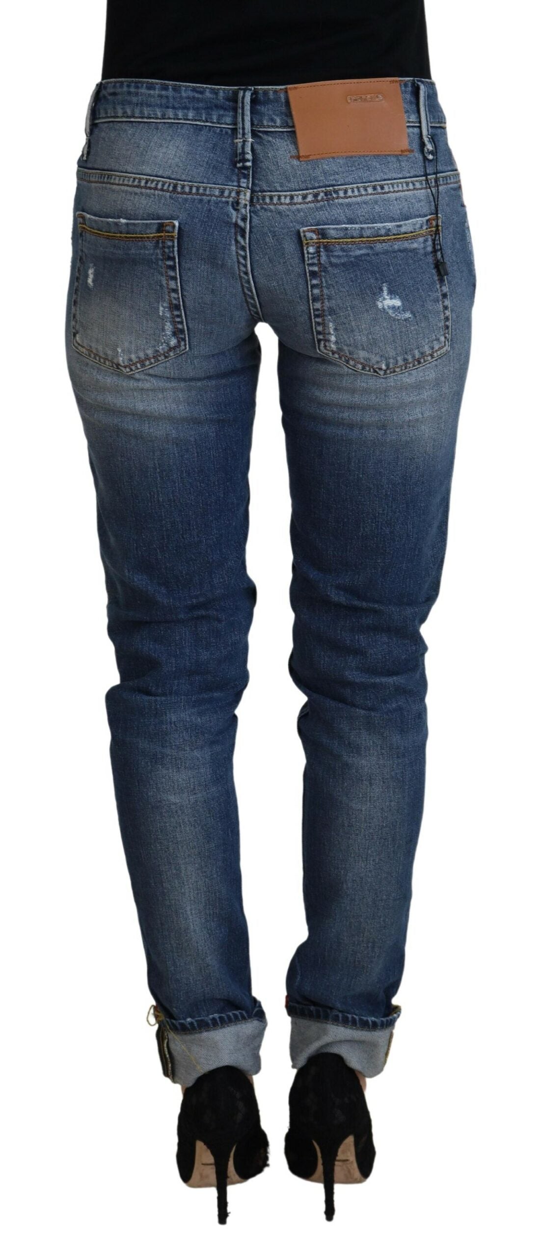 Sleek Skinny Low Waist Denim Jeans