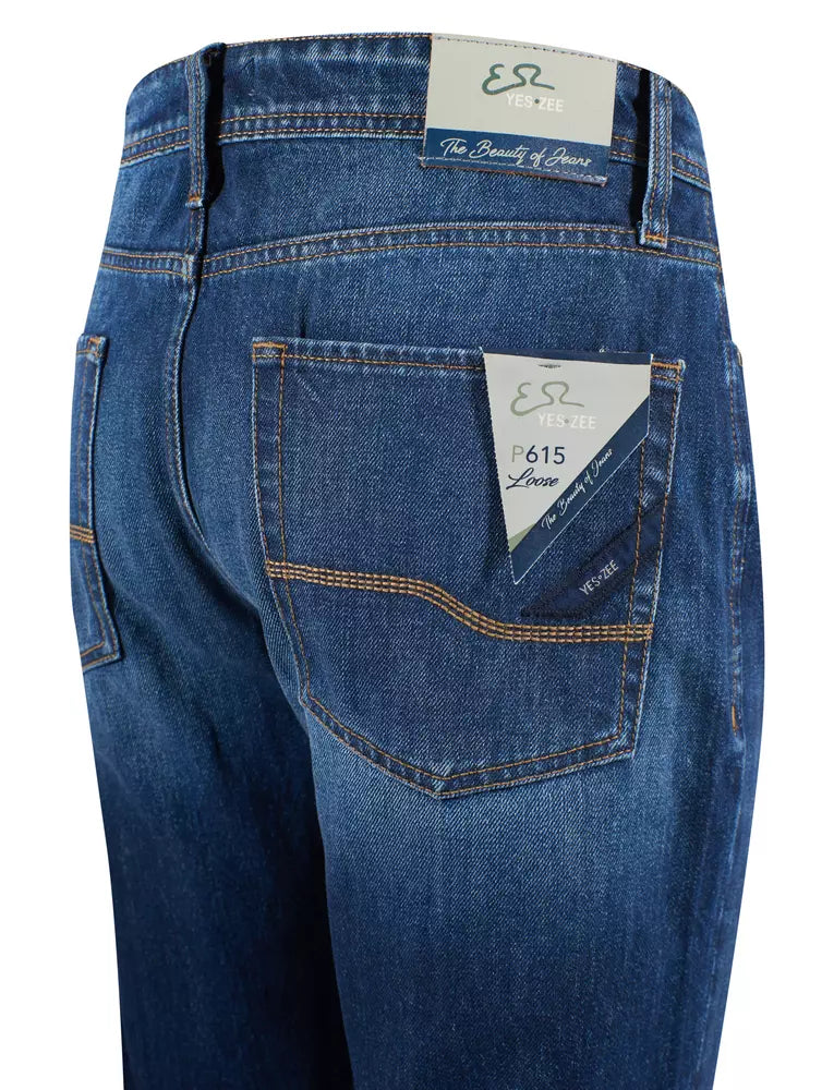 Blue Cotton Men's Jean