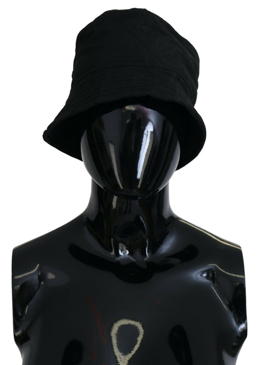 Elegant Black Bucket Cap