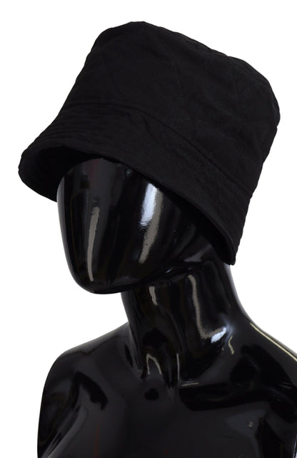 Elegant Black Bucket Cap