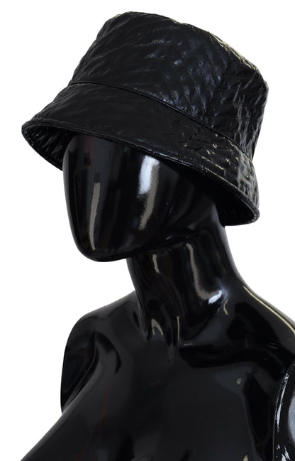 Elegant Black Bucket Cap