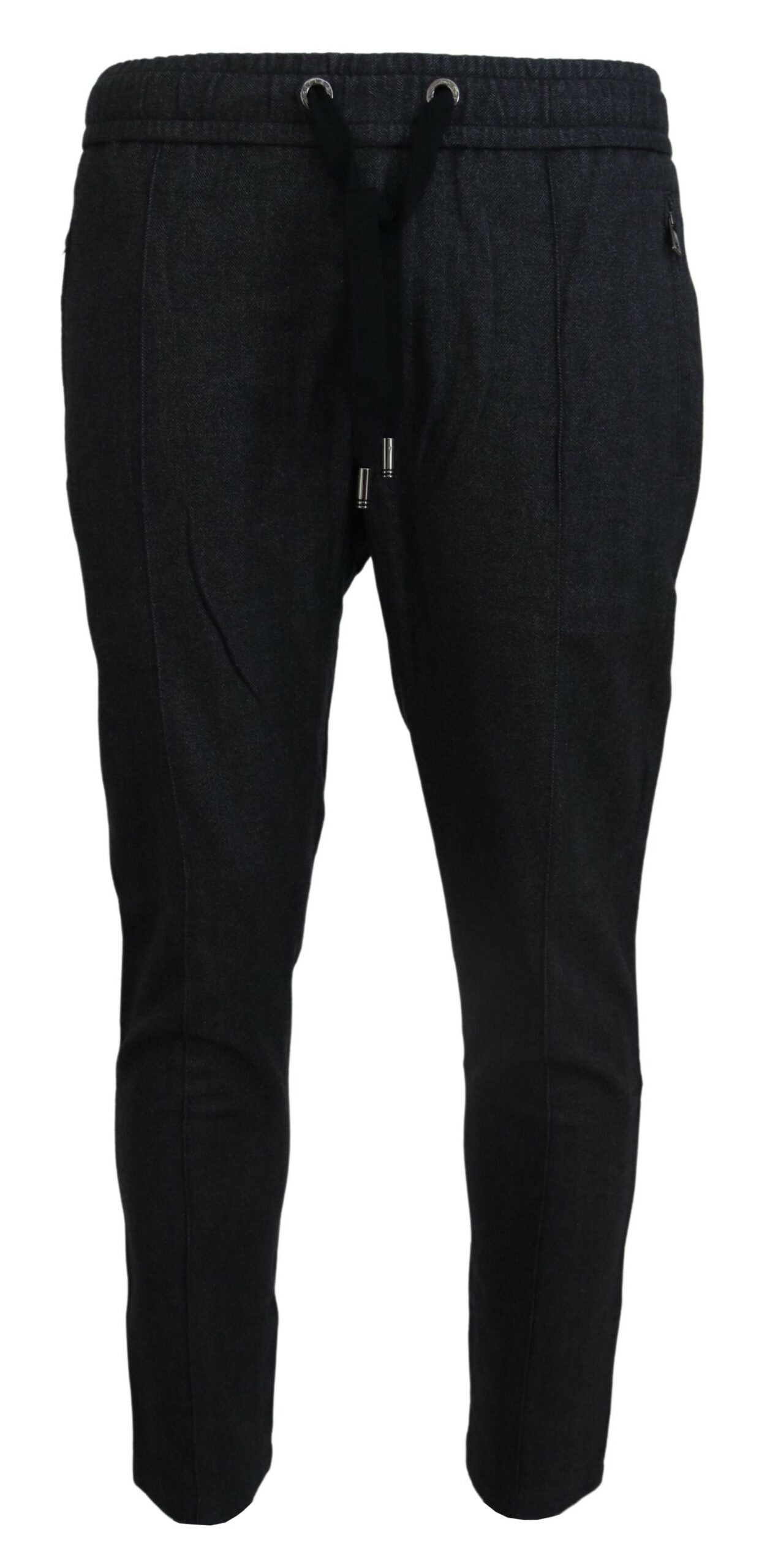 Joggers elegantes de algodón gris para hombre