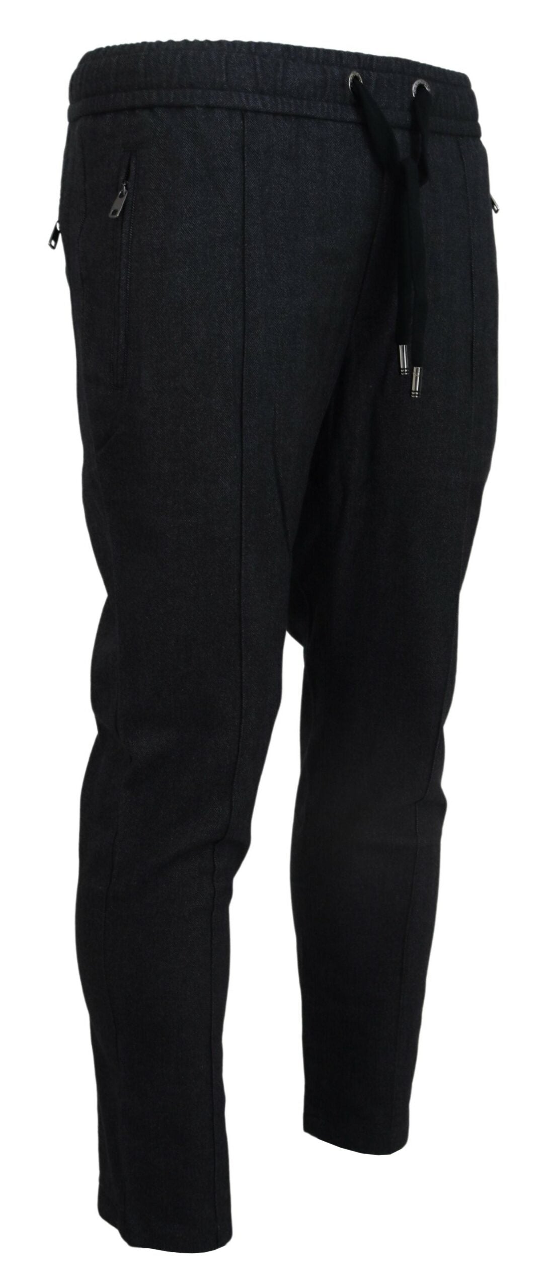 Joggers elegantes de algodón gris para hombre