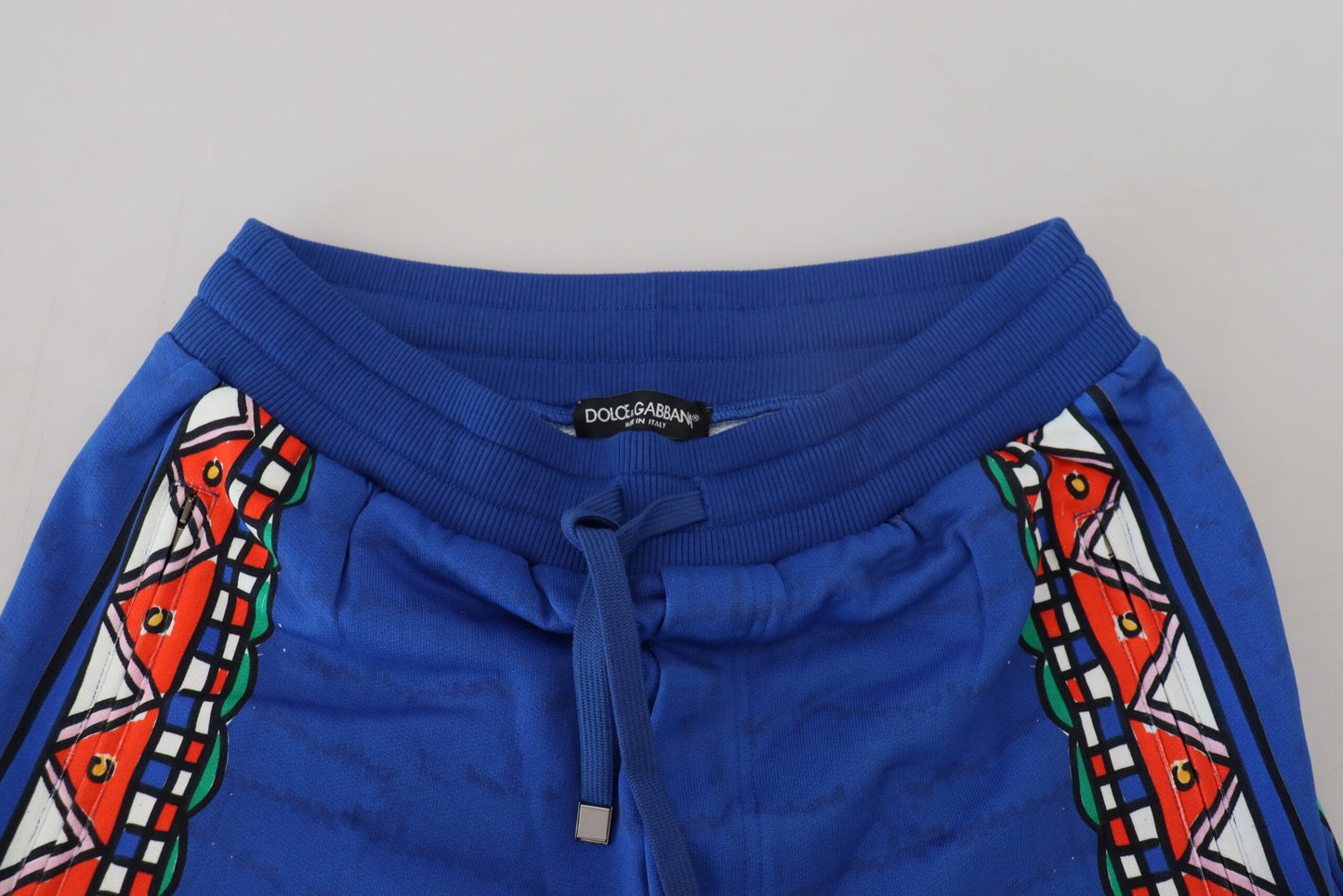 Elegant Multicolor Printed Cotton Shorts