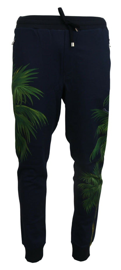 Elegante katoenen joggingbroek met printontwerp