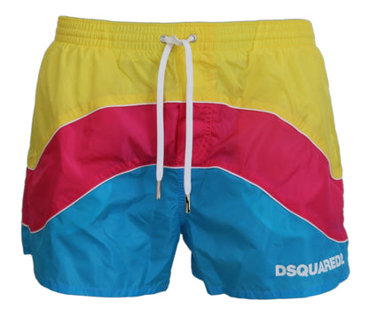 Exclusivo Boxer tipo shorts de baño multicolor