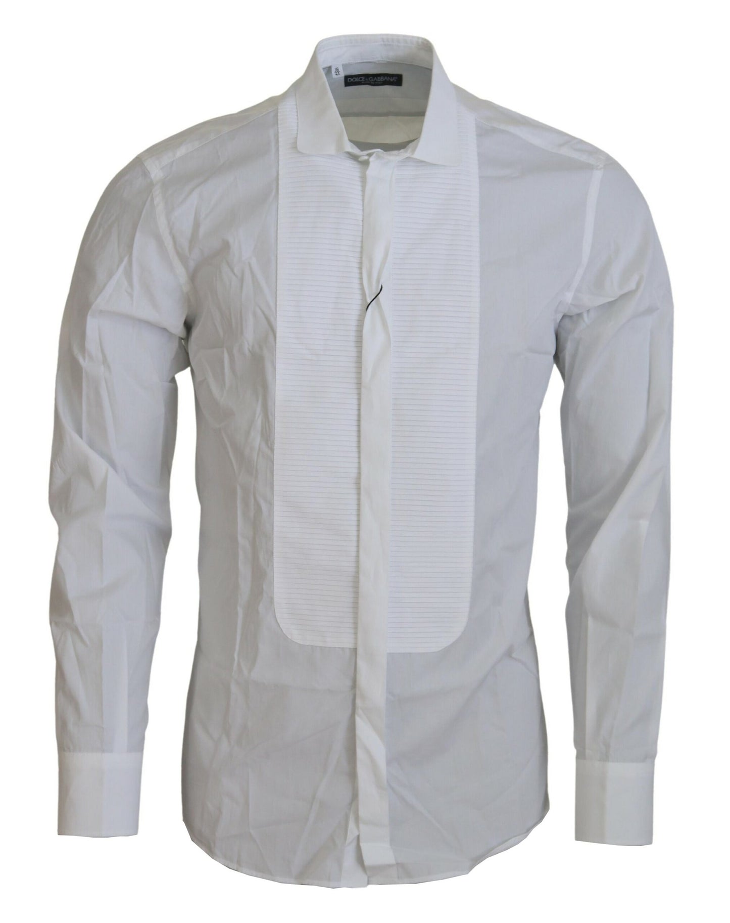 Exquisite White Cotton Formal Shirt